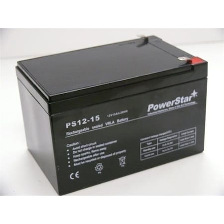 Batteryjack PowerStar PS12-15-2Pack30  E-Scooter 24V 250 Watt Scooter Battery MK Battery ES12 PS12-15-2Pack30